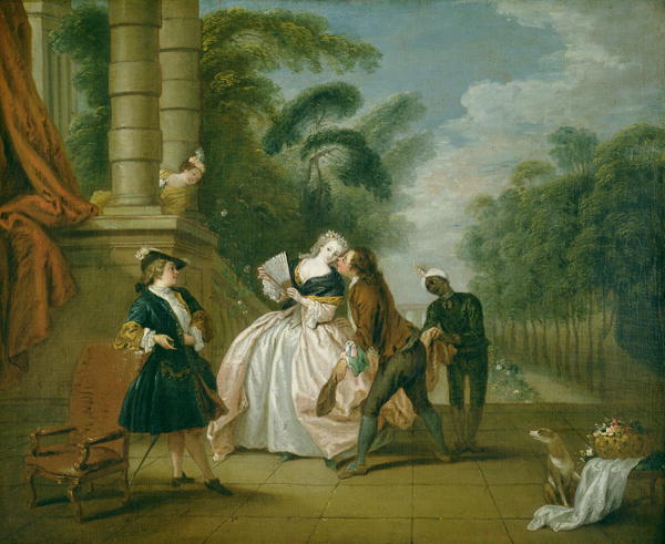 The Kiss by Jean-Baptiste Joseph Pater